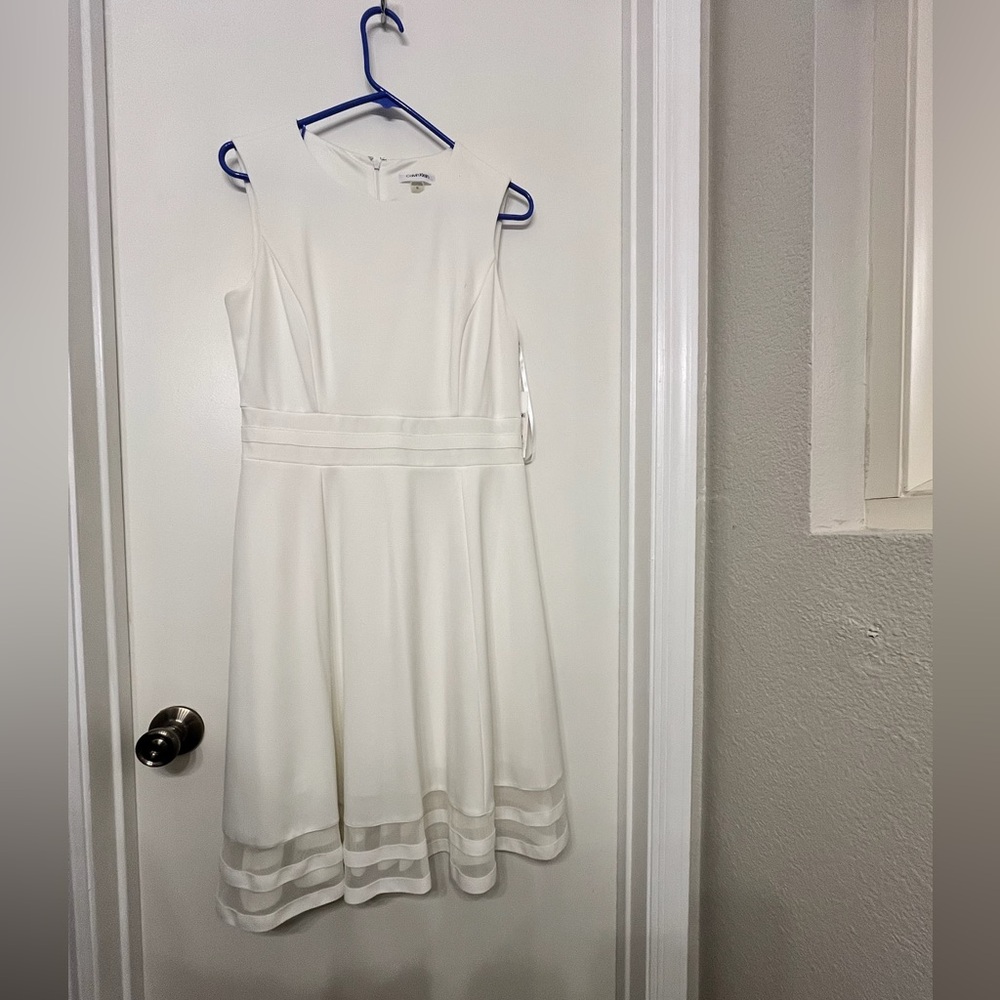 White Calvin Klein Dress